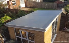 GRP Shed Roof