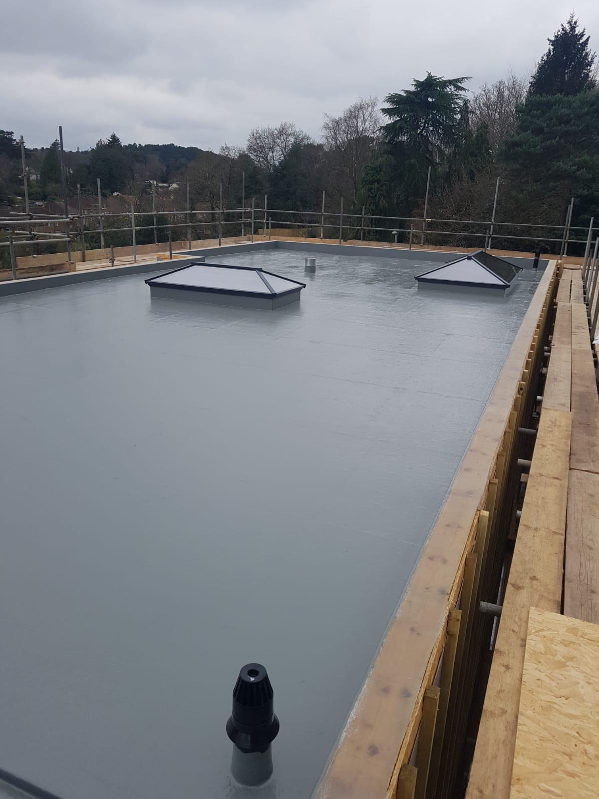 Fibreglass roofing by GEE GRP